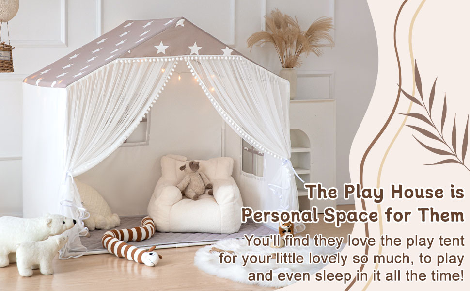 play tent with mat 