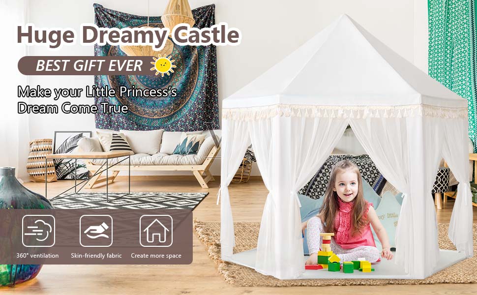 princess kids tent