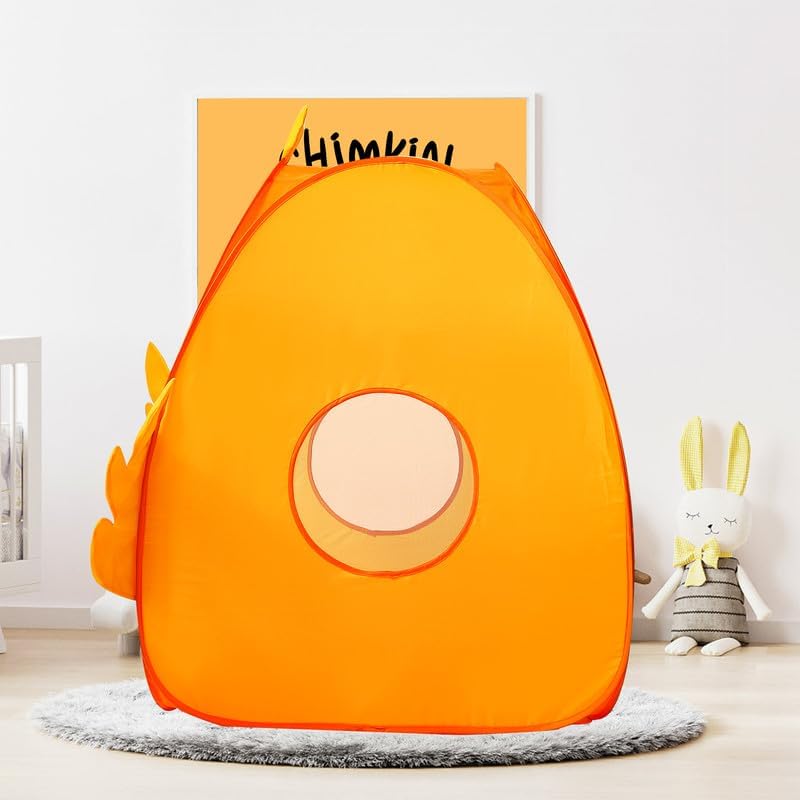 Kids Play Tent Lucky Castle Pop Up Tent for Kids Cute Tent for Boys and Girls Indoor Outdoor Play Tent with Storage Bag Perfect Kids Gift(Brown Bear)