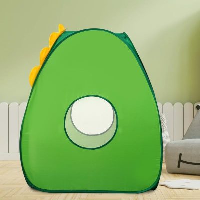 Kids Play Tent Lucky Castle Pop Up Tent for Kids Cute Tent for Boys and Girls Indoor Outdoor Play Tent with Storage Bag Perfect Kids Gift(Brown Bear)