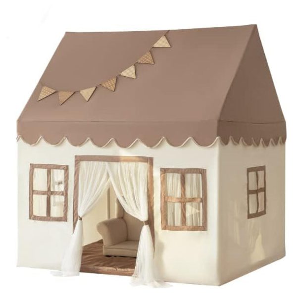 Play Tent with Mat, Kids Tent Playhouse for Kids Indoor Playhouse Large for Girls Tent Baby Tent Kids Play Tent Bed Tent for Toddler