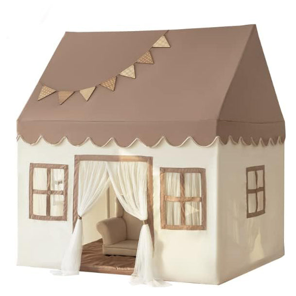Play Tent with Mat, Kids Tent Playhouse for Kids Indoor Playhouse Large for Girls Tent Baby Tent Kids Play Tent Bed Tent for Toddler