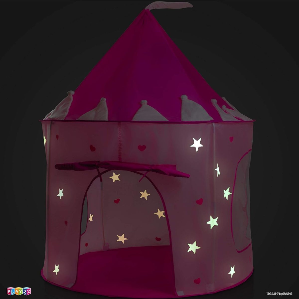 Kids Play Tent Knight Castle - Portable Kids Tent - Kids Pop Up Tent Foldable Into Carrying Bag - Childrens Play for Indoor & Outdoor Use - Kids Playhouse Best Gift for Boys & Girls