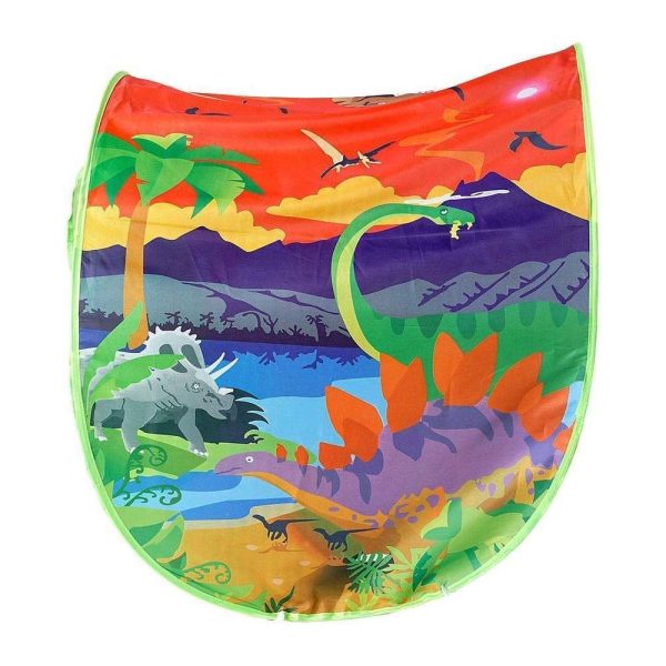 Kids Dream Bed Tent Twin Size - Deluxe Space Adventure & Dinosaur Island & Unicorn & Winter Wonderland, Boys Girls Pop up Play Tents Children Game Tent Magical Playhouse Christmas Birthday Gifts