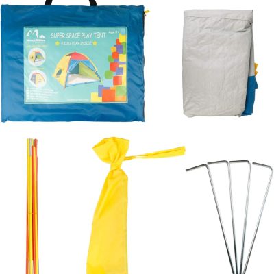 Kids Play Tent & Playhouse-60”x60”x47” Kids Pop Up Tent Children Camping Playhouse Indoor Outdoor Play Tents for Boys Girls Large Space Kids Tents with Rainfly Perfect Kid’s Gift