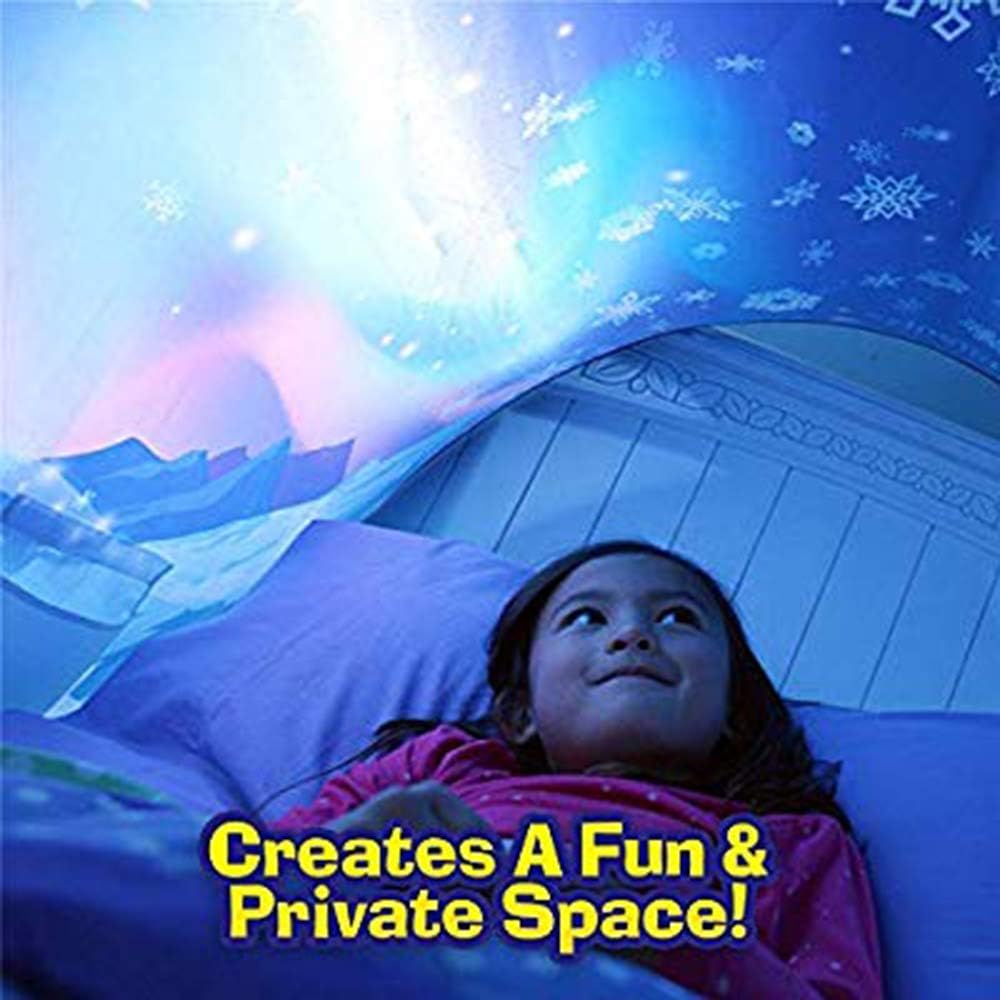 Kids Dream Bed Tent Twin Size - Deluxe Space Adventure & Dinosaur Island & Unicorn & Winter Wonderland, Boys Girls Pop up Play Tents Children Game Tent Magical Playhouse Christmas Birthday Gifts