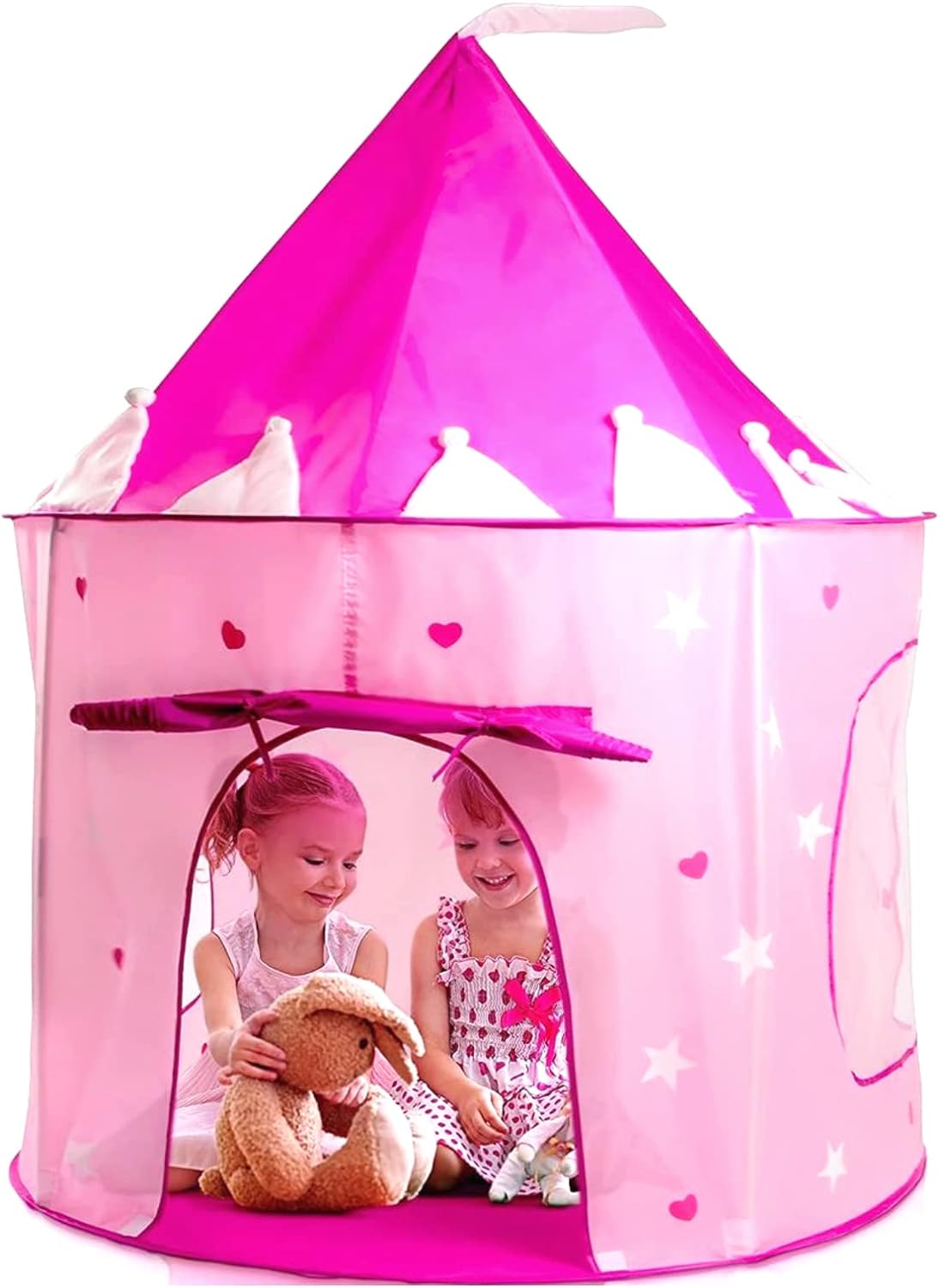Kids Play Tent Knight Castle - Portable Kids Tent - Kids Pop Up Tent Foldable Into Carrying Bag - Childrens Play for Indoor & Outdoor Use - Kids Playhouse Best Gift for Boys & Girls