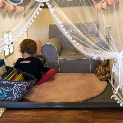 Kids Play Tent - Large Playhouse Children Play Castle Fairy Tent for Girls & Boys Birthday (Kid Tent with Padded Mat)