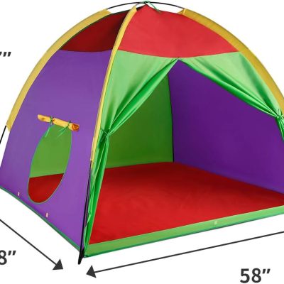 Kids Tents Indoor Children Play Tents For Toddler Tents For Kids Pop Up Tent Boys Girls Toys Indoor Outdoor Play Houses Giant Party 58”x58"x47"