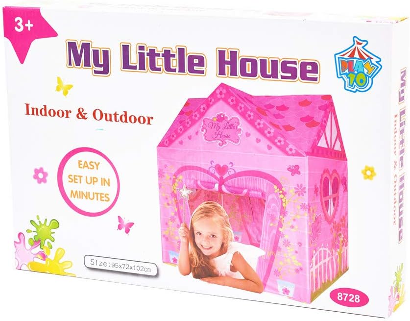 Unicorn Play Tent Kids Tent Girls & Boys, Princess Castle Tent Pretend Playhouse for Children Indoor and Outdoor Fun, Foldable Playhouse Toy Gift