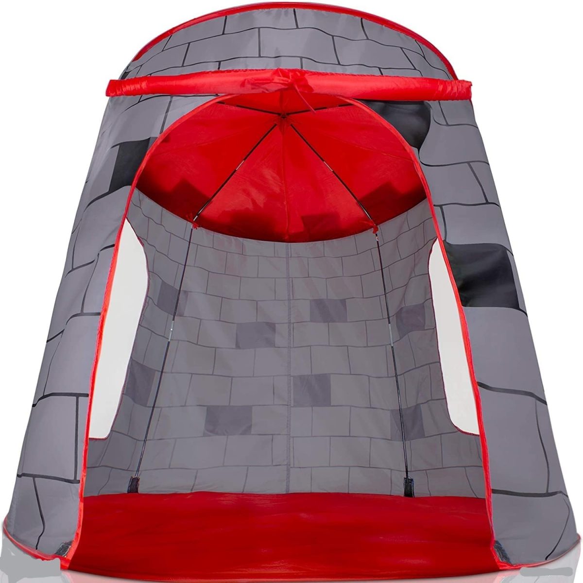 Kids Play Tent Knight Castle - Portable Kids Tent - Kids Pop Up Tent Foldable Into Carrying Bag - Childrens Play for Indoor & Outdoor Use - Kids Playhouse Best Gift for Boys & Girls
