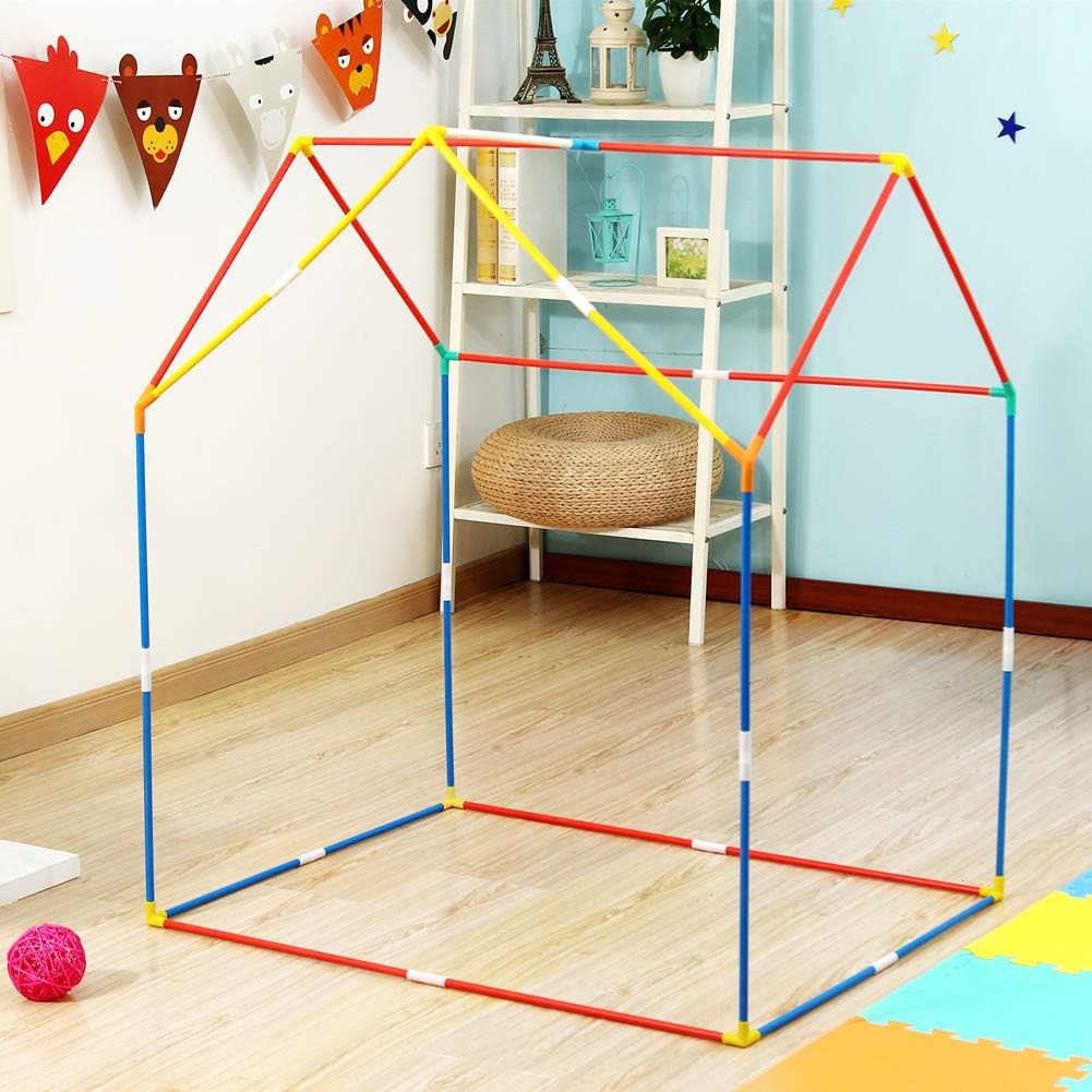Unicorn Play Tent Kids Tent Girls & Boys, Princess Castle Tent Pretend Playhouse for Children Indoor and Outdoor Fun, Foldable Playhouse Toy Gift