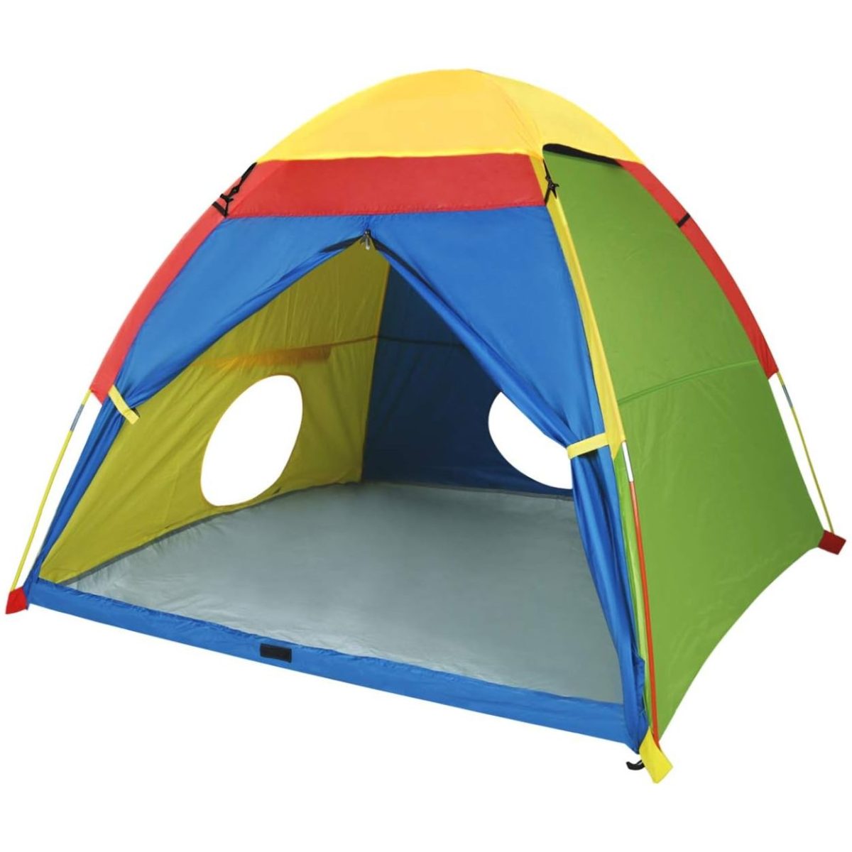 Kids Play Tent & Playhouse-60”x60”x47” Kids Pop Up Tent Children Camping Playhouse Indoor Outdoor Play Tents for Boys Girls Large Space Kids Tents with Rainfly Perfect Kid’s Gift