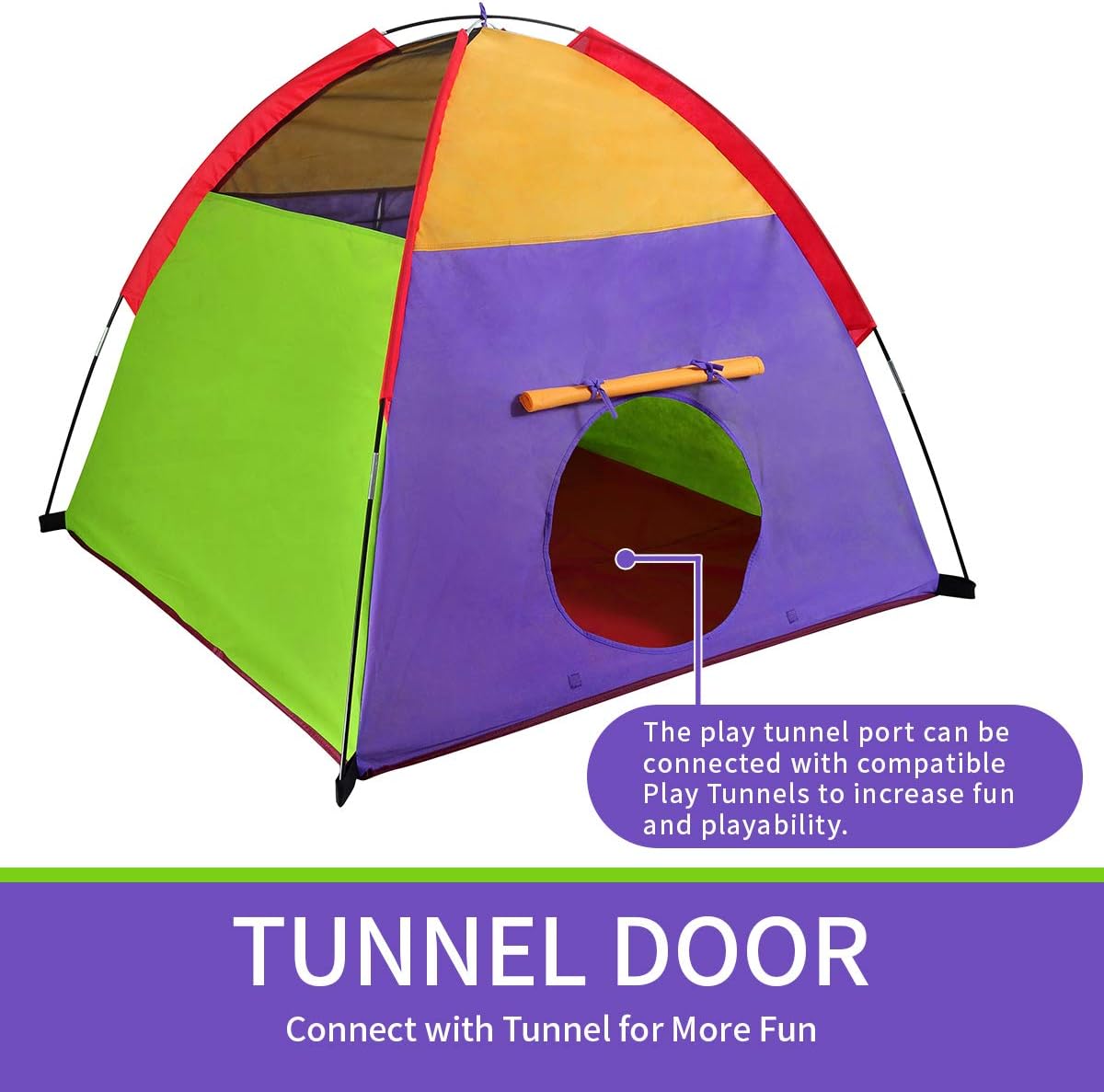 Kids Tents Indoor Children Play Tents For Toddler Tents For Kids Pop Up Tent Boys Girls Toys Indoor Outdoor Play Houses Giant Party 58”x58"x47"