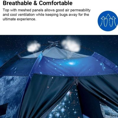 Kids Play Tent-61”x61”x45”Imaginative Play Popup Tent Space World Tent for Kids Indoor/Outdoor Fun-Kids Galaxy Dome Tent Playhouse for Boys and Girls,Perfect Kid’s Gift…