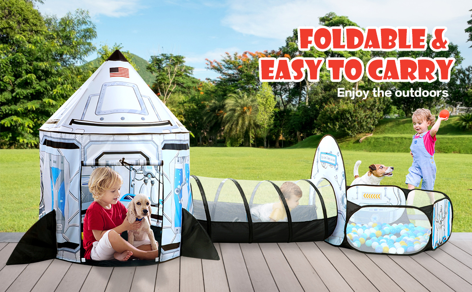 3PC Tent with Roar Button and Projection Flashlight 03