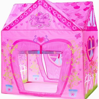 Unicorn Play Tent Kids Tent Girls & Boys, Princess Castle Tent Pretend Playhouse for Children Indoor and Outdoor Fun, Foldable Playhouse Toy Gift