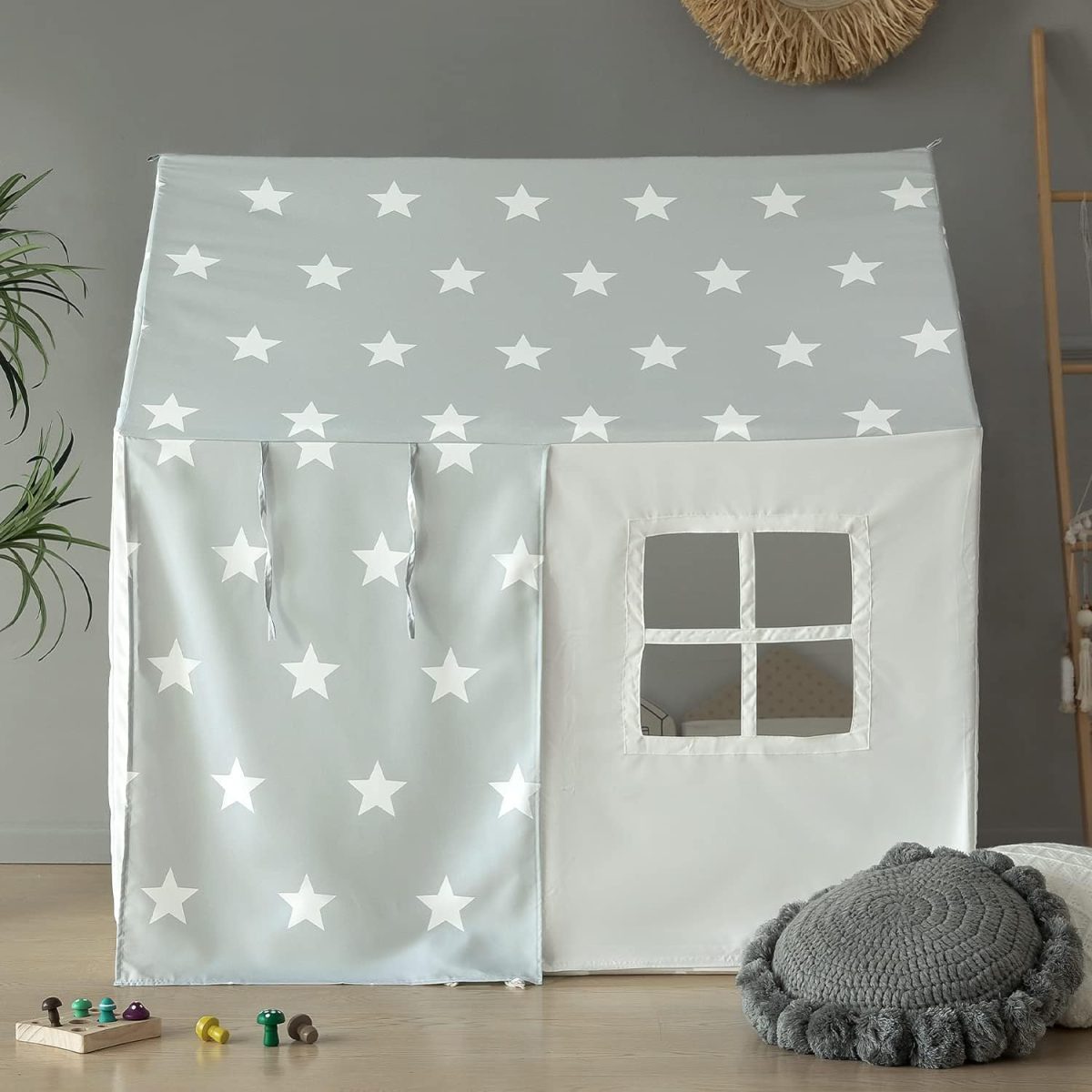 Kids Tent Indoor & Outdoor Toddler Tent Kids Play Tent Large Kids Playhouse Tent Toys with Pennant Banners