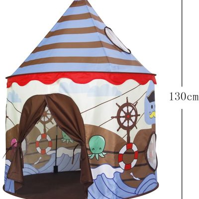 Play Tent for Kids Castle for Children Boys and Girls Viking Pattern Pop up Tent As