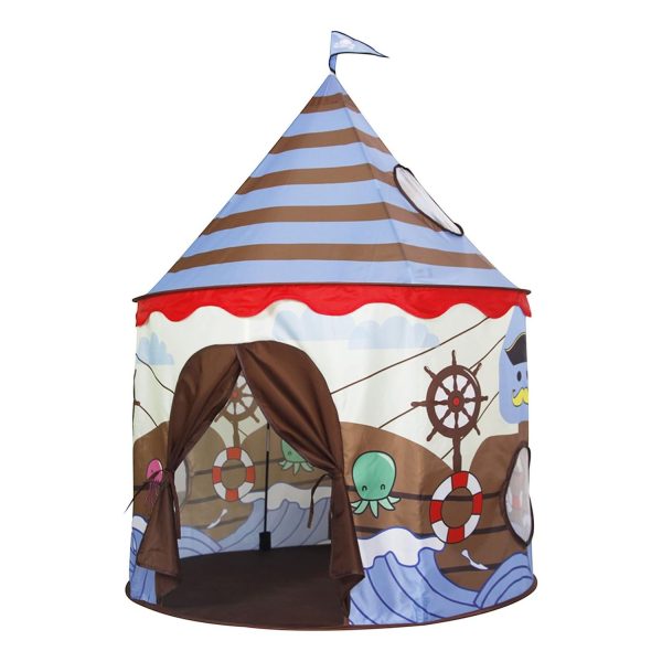 Play Tent for Kids Castle for Children Boys and Girls Viking Pattern Pop up Tent As