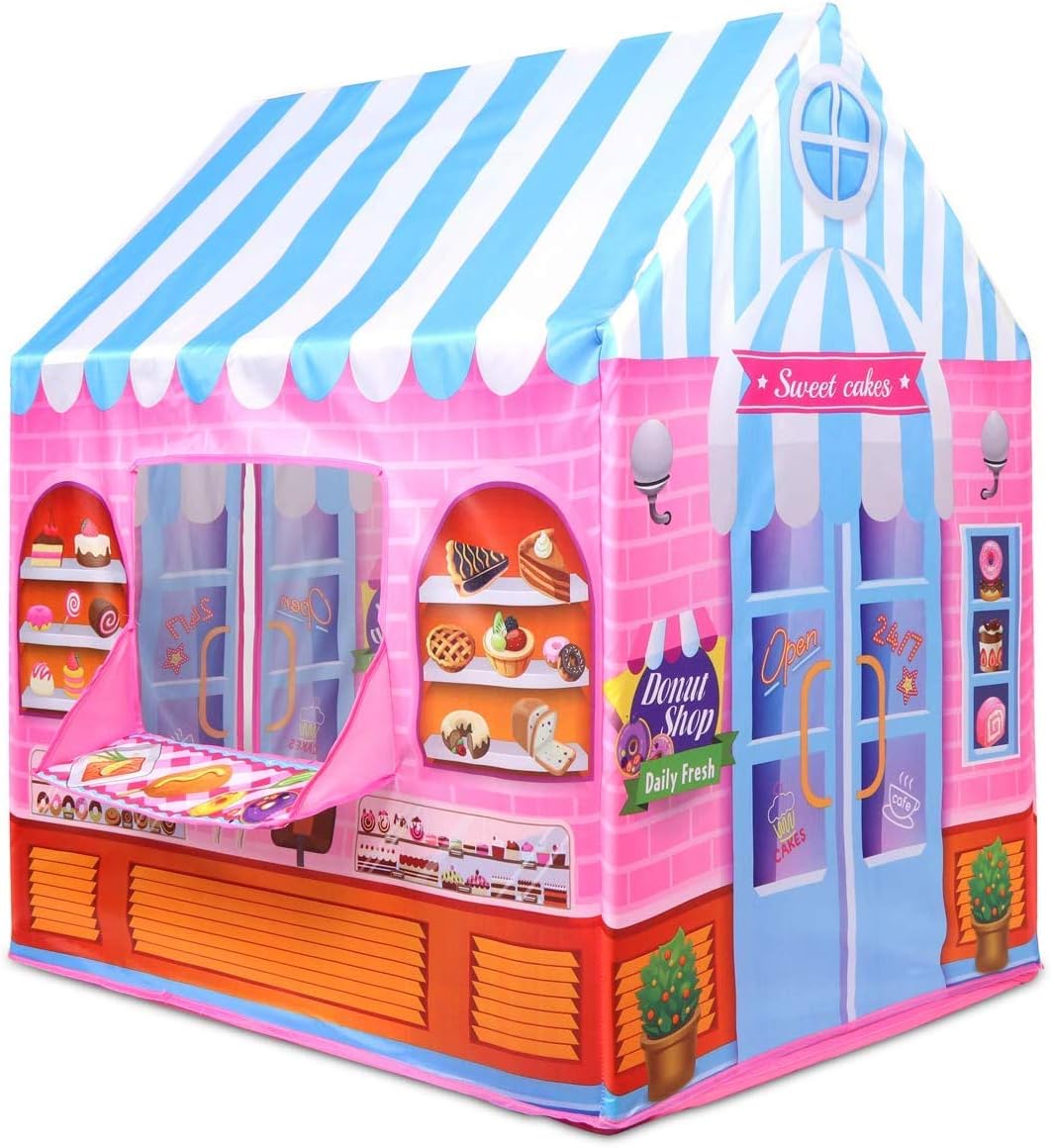 Supermarket Playhouse Kids Play Tent for Boys & Girls Indoor Outdoor Toy