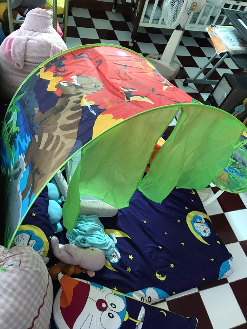 Kids Dream Bed Tent Twin Size - Deluxe Space Adventure & Dinosaur Island & Unicorn & Winter Wonderland, Boys Girls Pop up Play Tents Children Game Tent Magical Playhouse Christmas Birthday Gifts