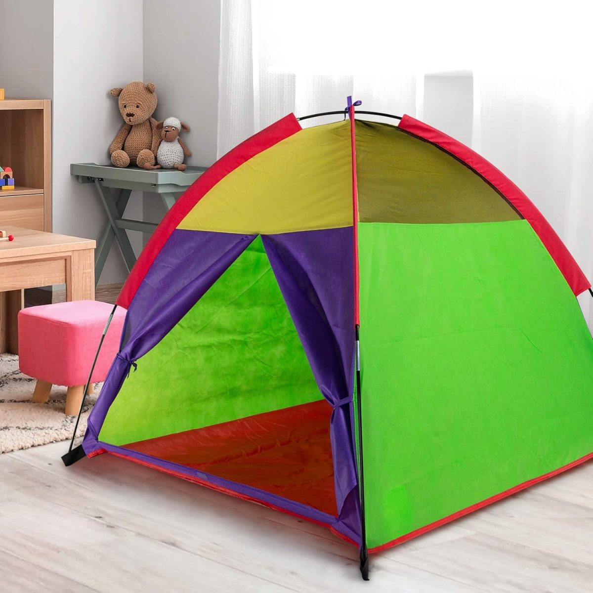 Kids Tents Indoor Children Play Tents For Toddler Tents For Kids Pop Up Tent Boys Girls Toys Indoor Outdoor Play Houses Giant Party 58”x58"x47"