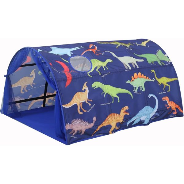 Bed Tent for Kids Lucky Castle Toddler Bed Tent Foldable Game House for Children Play Tents for Girls Boys Sleeping Canopy Playhouse