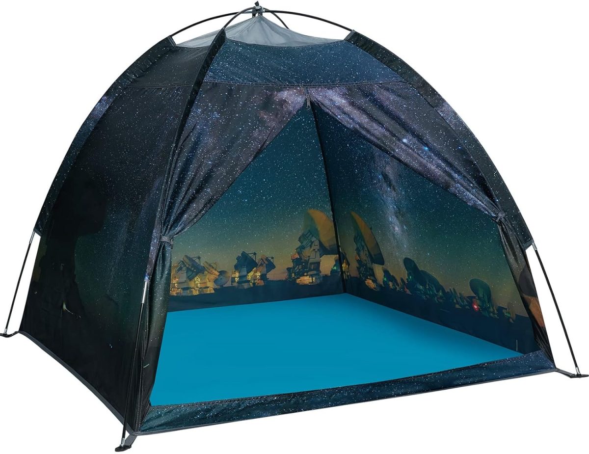 Kids Play Tent-61”x61”x45”Imaginative Play Popup Tent Space World Tent for Kids Indoor/Outdoor Fun-Kids Galaxy Dome Tent Playhouse for Boys and Girls,Perfect Kid’s Gift…
