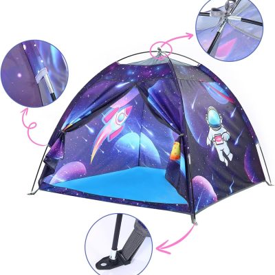 Undersea World Kids Play Tent Undersea World Tent for Kids, Kids Play Tent Foldable Pop Up Kids Tent Indoor Outdoor Party Undersea World Playhouse Tent Toy for Boys Girls-47 * 47 * 41 (Blue)