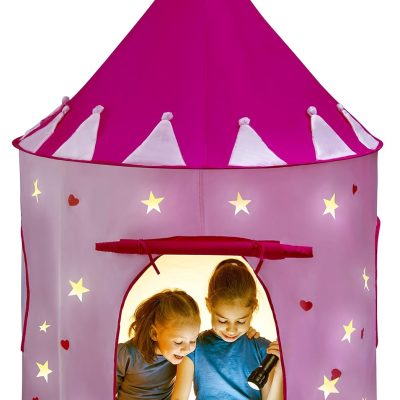 Kids Play Tent Knight Castle - Portable Kids Tent - Kids Pop Up Tent Foldable Into Carrying Bag - Childrens Play for Indoor & Outdoor Use - Kids Playhouse Best Gift for Boys & Girls