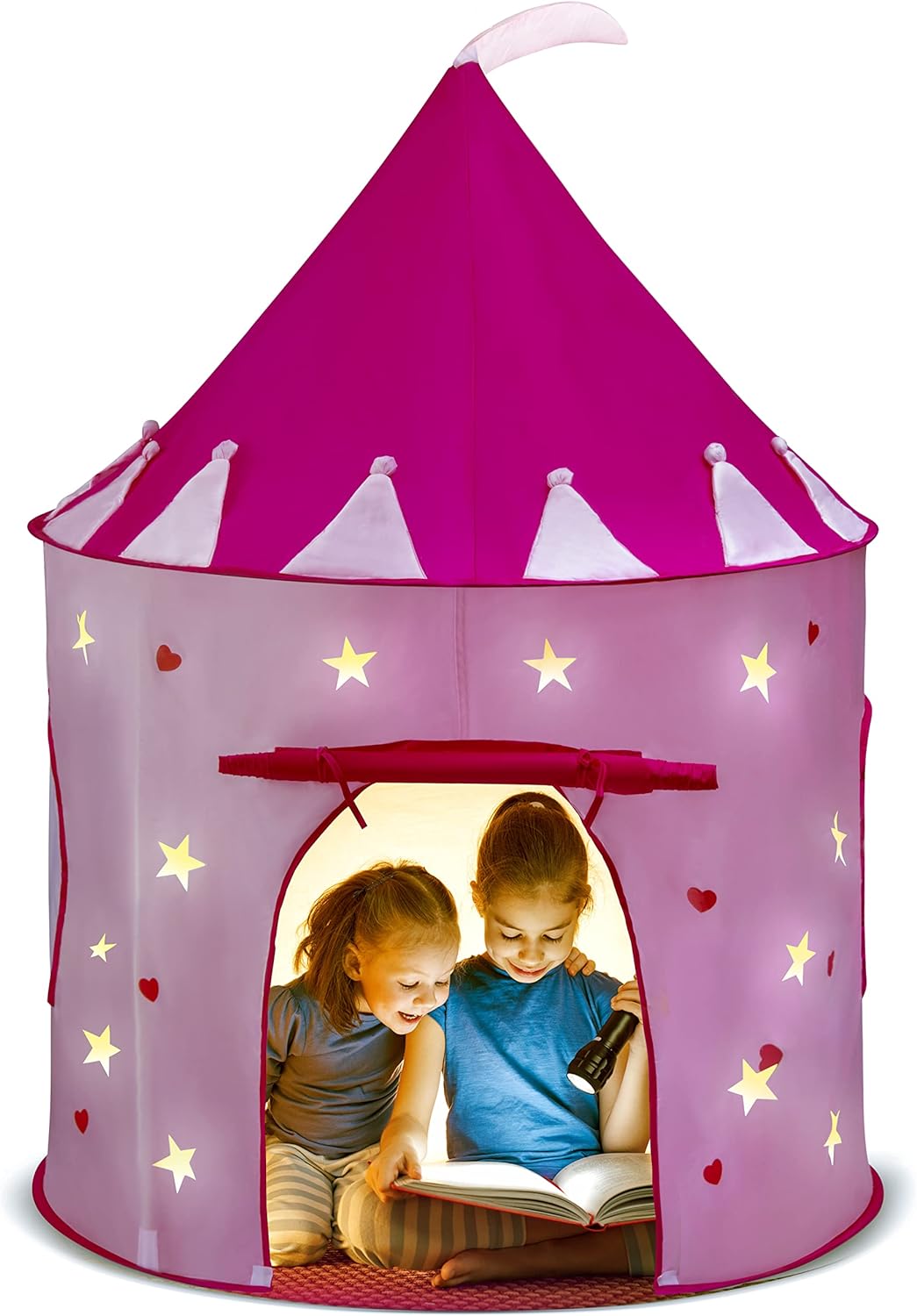 Kids Play Tent Knight Castle - Portable Kids Tent - Kids Pop Up Tent Foldable Into Carrying Bag - Childrens Play for Indoor & Outdoor Use - Kids Playhouse Best Gift for Boys & Girls
