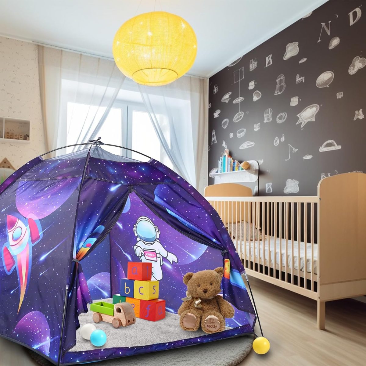 Undersea World Kids Play Tent Undersea World Tent for Kids, Kids Play Tent Foldable Pop Up Kids Tent Indoor Outdoor Party Undersea World Playhouse Tent Toy for Boys Girls-47 * 47 * 41 (Blue)