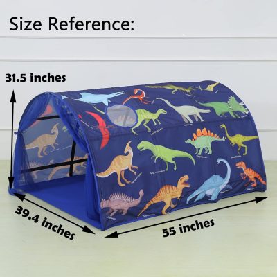 Bed Tent for Kids Lucky Castle Toddler Bed Tent Foldable Game House for Children Play Tents for Girls Boys Sleeping Canopy Playhouse