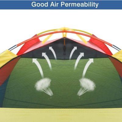 Kids Play Tent & Playhouse-60”x60”x47” Kids Pop Up Tent Children Camping Playhouse Indoor Outdoor Play Tents for Boys Girls Large Space Kids Tents with Rainfly Perfect Kid’s Gift