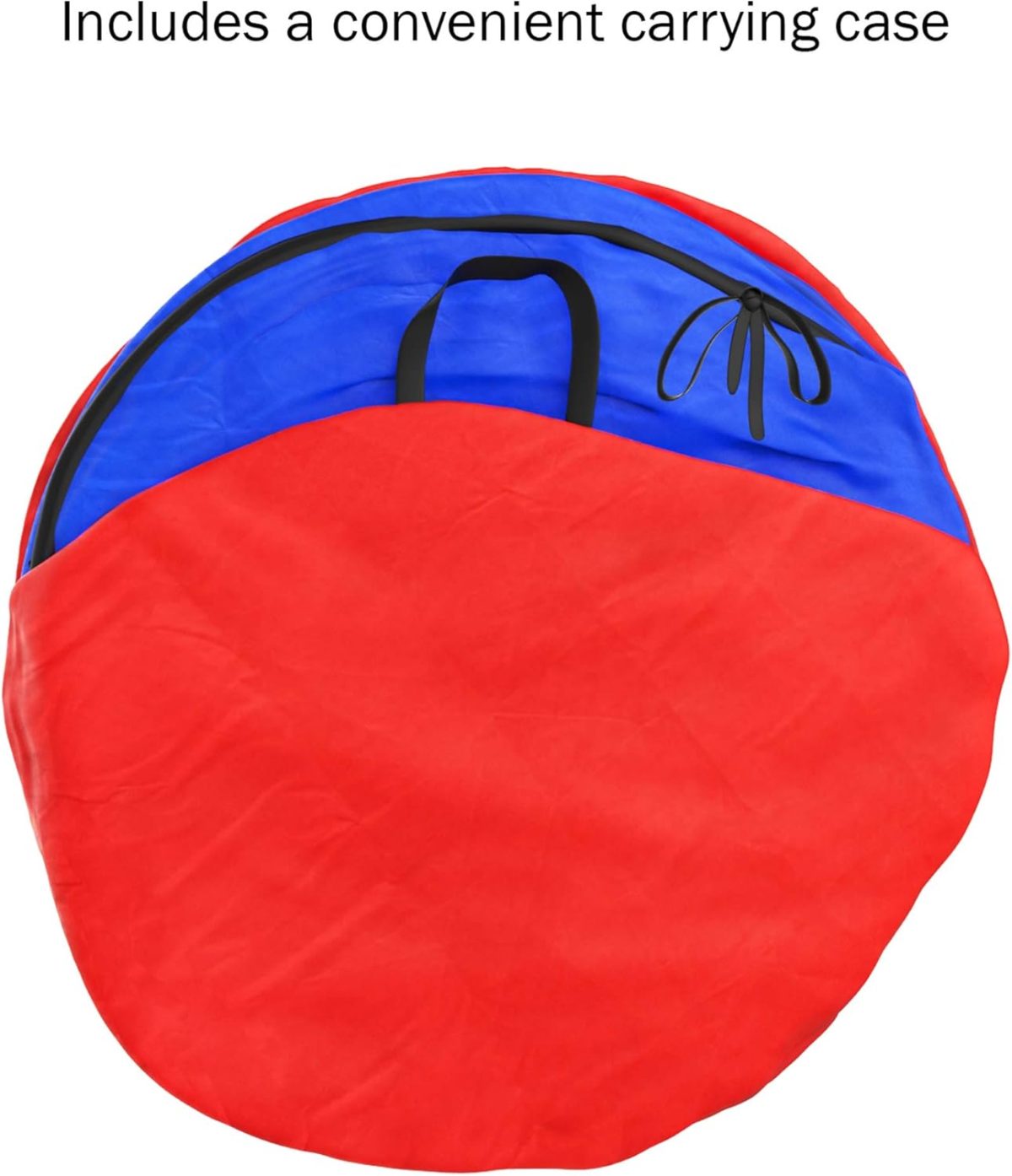Hey! Play! Kids Play Tunnel- 4-Way Pop Up Crawl Through Tent, Indoor/Outdoor Fun for Kids, Dogs, Toddlers & Children, Foldable & Portable Playhouse, Multicolor