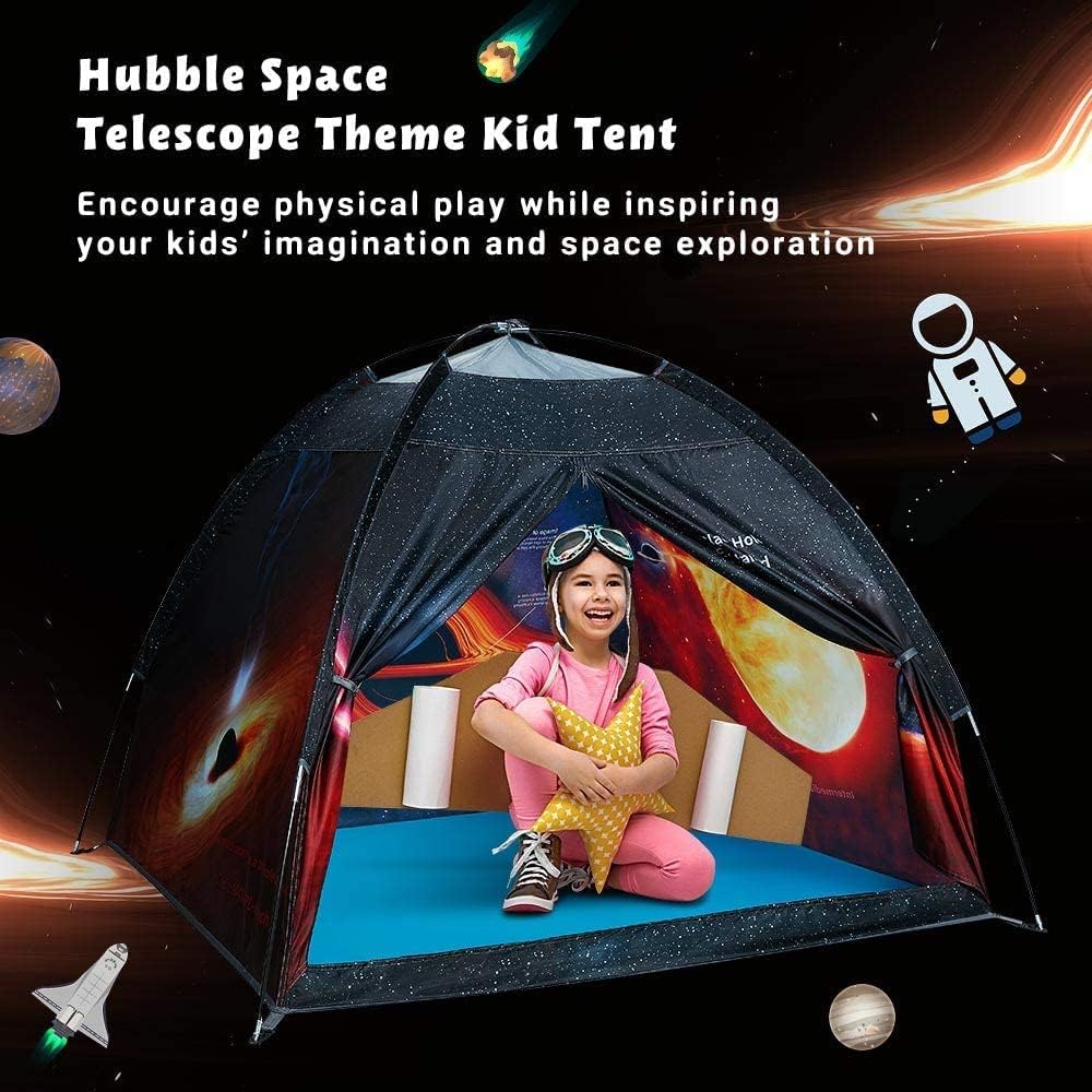 Kids Play Tent-61”x61”x45”Imaginative Play Popup Tent Space World Tent for Kids Indoor/Outdoor Fun-Kids Galaxy Dome Tent Playhouse for Boys and Girls,Perfect Kid’s Gift…