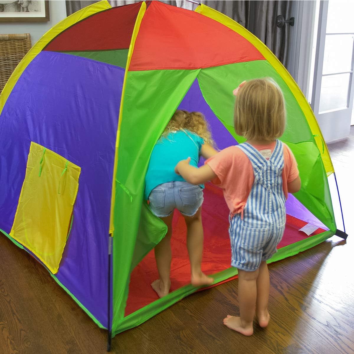 Kids Tents Indoor Children Play Tents For Toddler Tents For Kids Pop Up Tent Boys Girls Toys Indoor Outdoor Play Houses Giant Party 58”x58"x47"