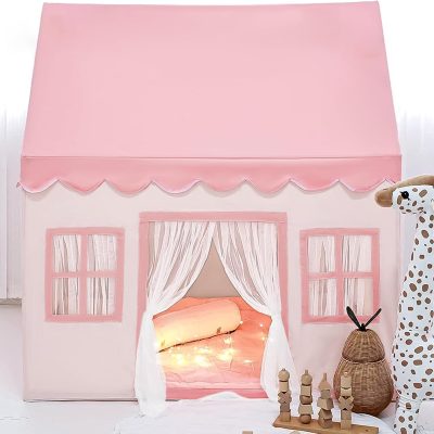 Play Tent with Mat, Kids Tent Playhouse for Kids Indoor Playhouse Large for Girls Tent Baby Tent Kids Play Tent Bed Tent for Toddler
