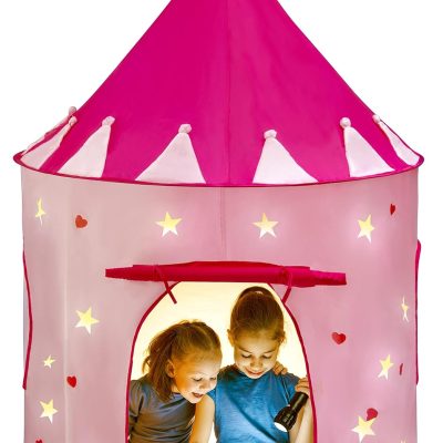 Kids Play Tent Knight Castle - Portable Kids Tent - Kids Pop Up Tent Foldable Into Carrying Bag - Childrens Play for Indoor & Outdoor Use - Kids Playhouse Best Gift for Boys & Girls