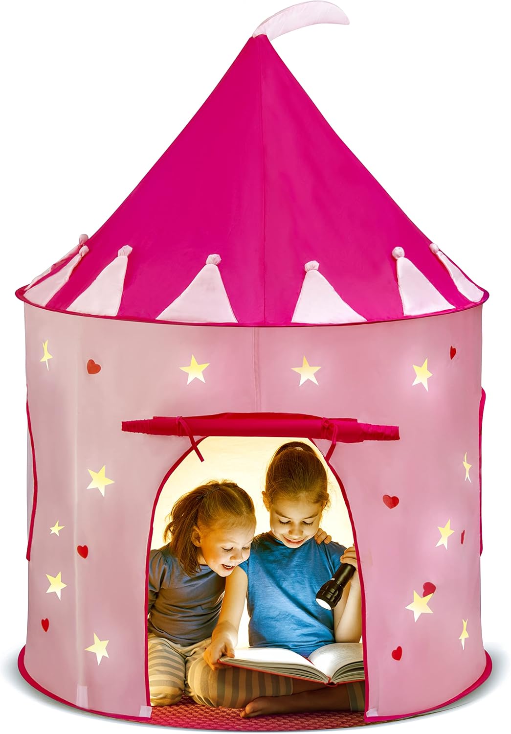 Kids Play Tent Knight Castle - Portable Kids Tent - Kids Pop Up Tent Foldable Into Carrying Bag - Childrens Play for Indoor & Outdoor Use - Kids Playhouse Best Gift for Boys & Girls