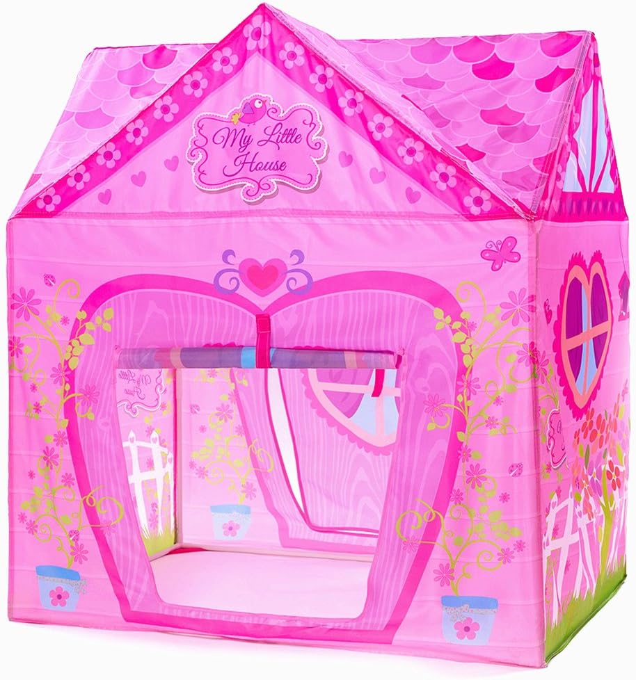 Unicorn Play Tent Kids Tent Girls & Boys, Princess Castle Tent Pretend Playhouse for Children Indoor and Outdoor Fun, Foldable Playhouse Toy Gift