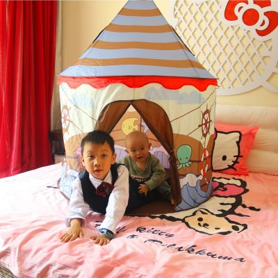 Play Tent for Kids Castle for Children Boys and Girls Viking Pattern Pop up Tent As