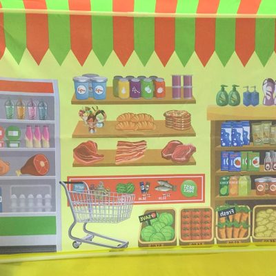 Supermarket Playhouse Kids Play Tent for Boys & Girls Indoor Outdoor Toy