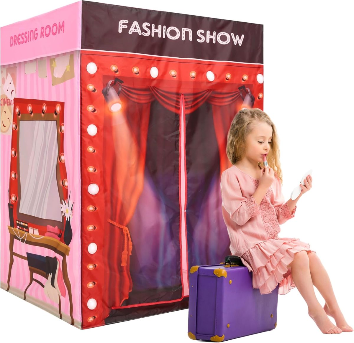 Unicorn Play Tent Kids Tent Girls & Boys, Princess Castle Tent Pretend Playhouse for Children Indoor and Outdoor Fun, Foldable Playhouse Toy Gift