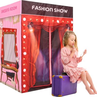 Unicorn Play Tent Kids Tent Girls & Boys, Princess Castle Tent Pretend Playhouse for Children Indoor and Outdoor Fun, Foldable Playhouse Toy Gift