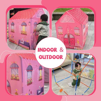 Unicorn Play Tent Kids Tent Girls & Boys, Princess Castle Tent Pretend Playhouse for Children Indoor and Outdoor Fun, Foldable Playhouse Toy Gift