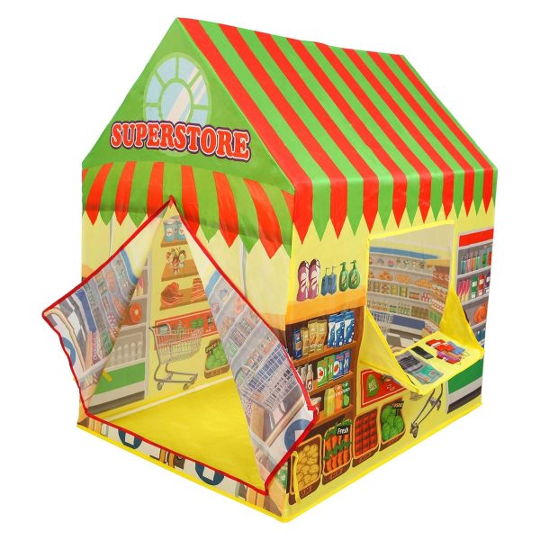 Supermarket Playhouse Kids Play Tent for Boys & Girls Indoor Outdoor Toy