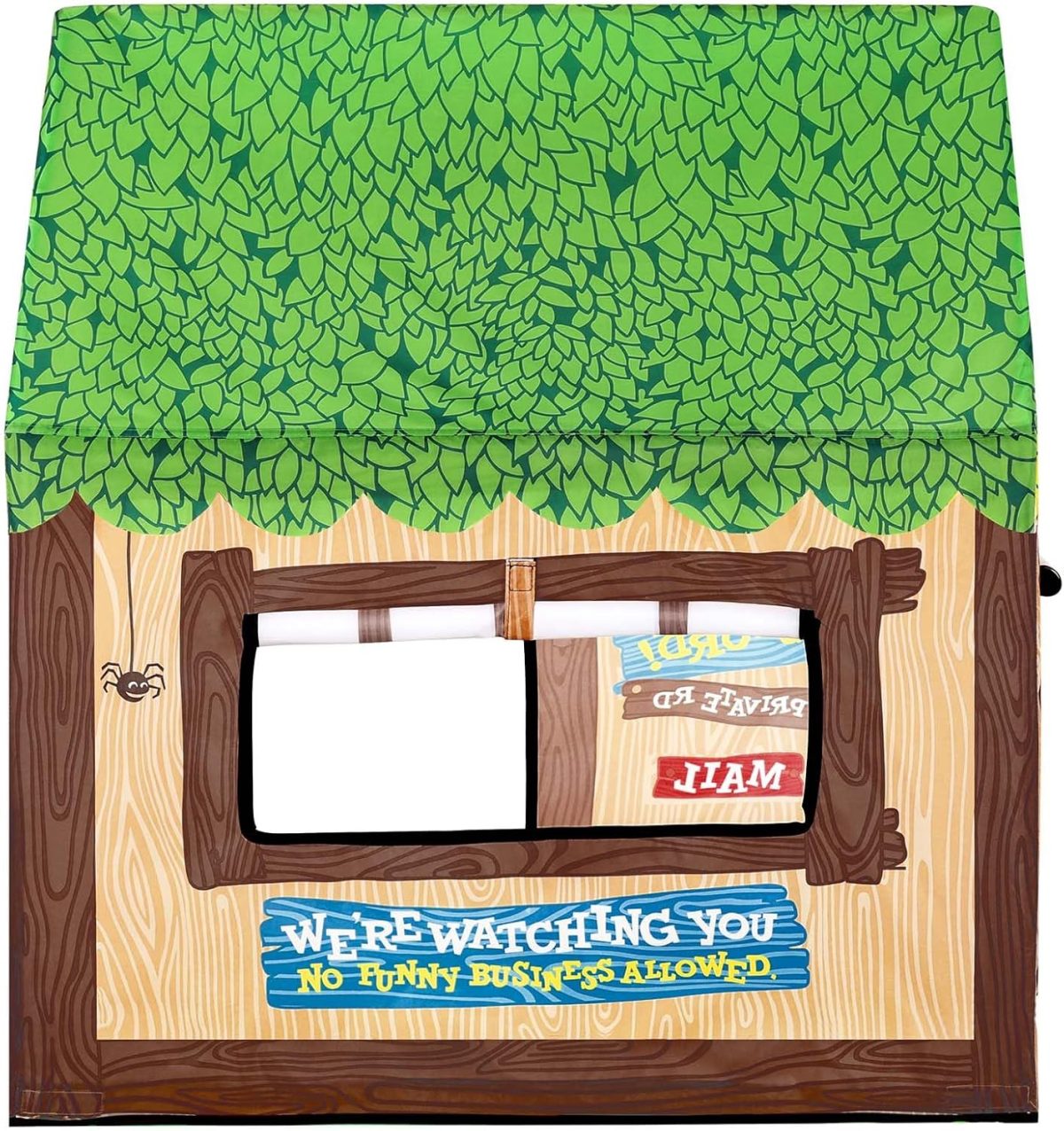 Kids Play Tent Indoor: Clubhouse Tent for Kids with Roll-up Door and Windows for Outdoor Games - Boys Tent Playhouse Toddlers Toys Tent for Birthday Gifts