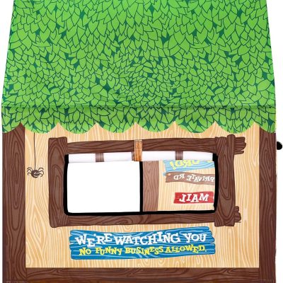 Kids Play Tent Indoor: Clubhouse Tent for Kids with Roll-up Door and Windows for Outdoor Games - Boys Tent Playhouse Toddlers Toys Tent for Birthday Gifts